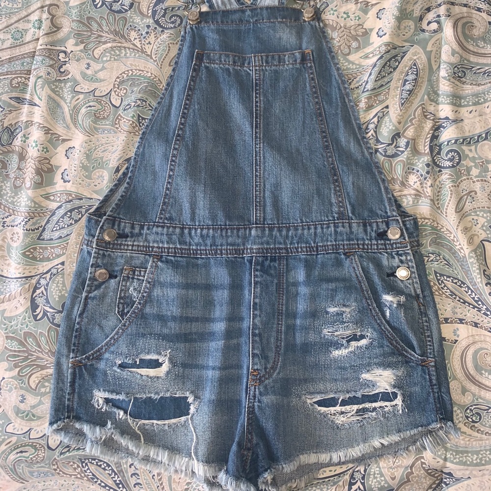 American Eagle Overall Shorts